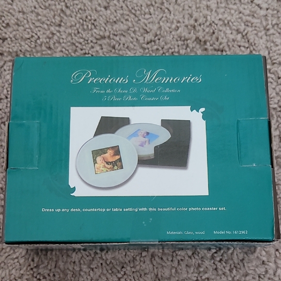 Precious Memories 5 Piece Photo Coaster Set - Picture 2 of 5